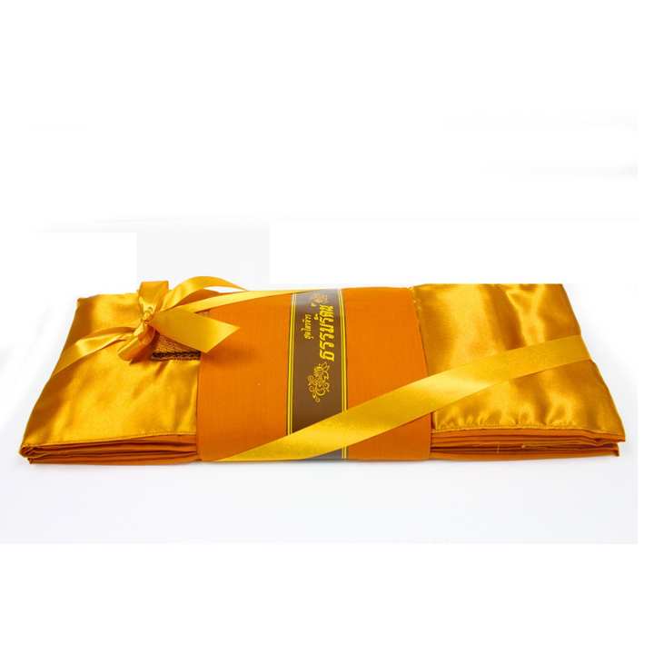 ผ้าไตรจีวรธรรมรัตน์ ไตรครอง (ผ้าโทเร) สีพระราชทาน ขนาด 1.90 X 2.80 ม. ผ้าไตรจีวรธรรมรัตน์ ไตรครอง (ผ้าโทเร) สีพระราชทาน ขนาด 1.90 X 2.80 ม.