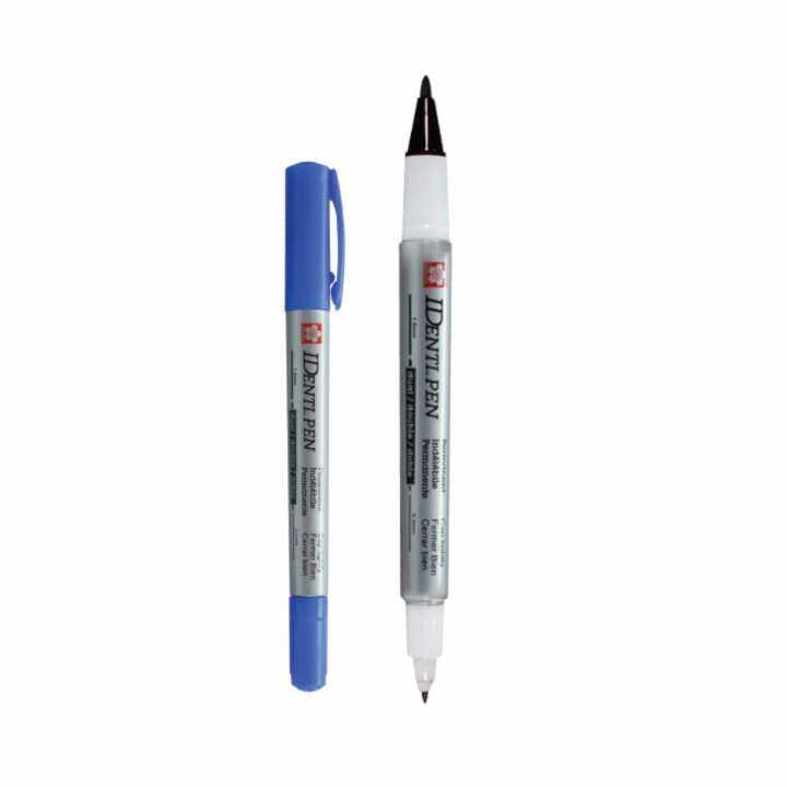 ปากกาไอเด็นติเพ็น 2 หัว SAKURA เขียนCD,เขียนไม้,หนัง,แก้ว,เซรามิค 1.0mm และ 0.4mm ส่งฟรี!!
