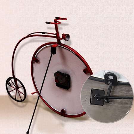 นาฬิกา นาฬิกาแขวนผนัง นาฬิกาติดผนัง นาฬิกาแบบแขวนผนัง นาฬิกาแขวนผนังวินเทจ นาฬิกาวินเทจ นาฬิกาแขวนผนังแนววินเทจ นาฬิกาวินเทจติดผนัง นาฬิกาติดผนังเก๋ๆ นาฬิกาติดผนังแต่งบ้าน รูปจักรยานสีแดง ขนาด 35*48cm รุ่น red bike (สีแดง)