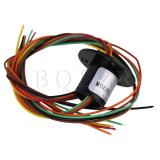 12.5mm 6 Wires*2A 6 CIRCUITS Slip Ring AC240V for Monitor Robotic