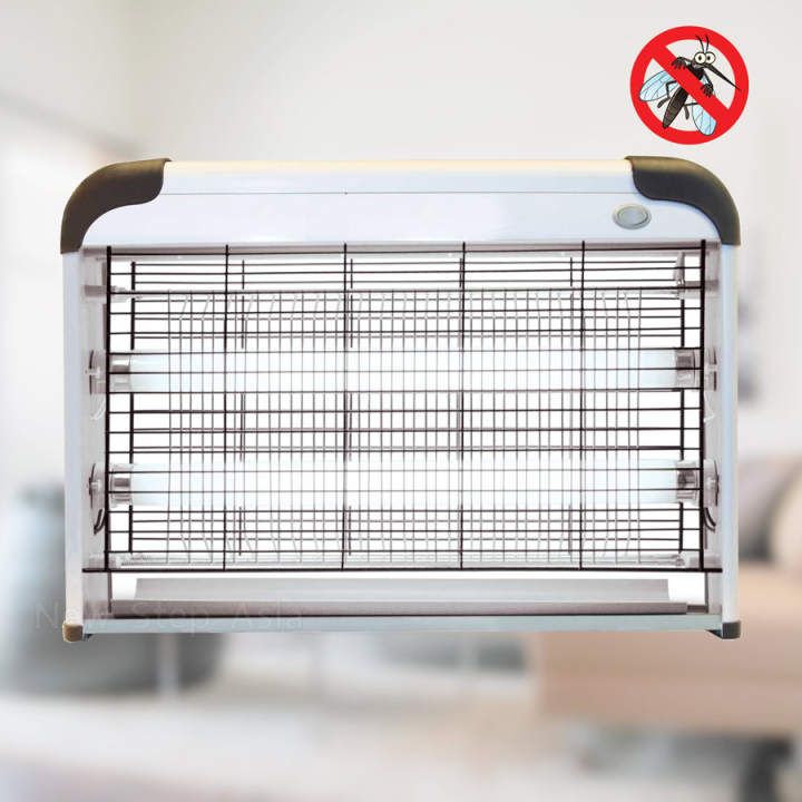 Alpha เครื่องดักยุงแบบช็อตไฟฟ้า เครื่องช็อตยุง รุ่น LED ประหยัดไฟ ไซส์ใหญ่ ขนาด 38 cm