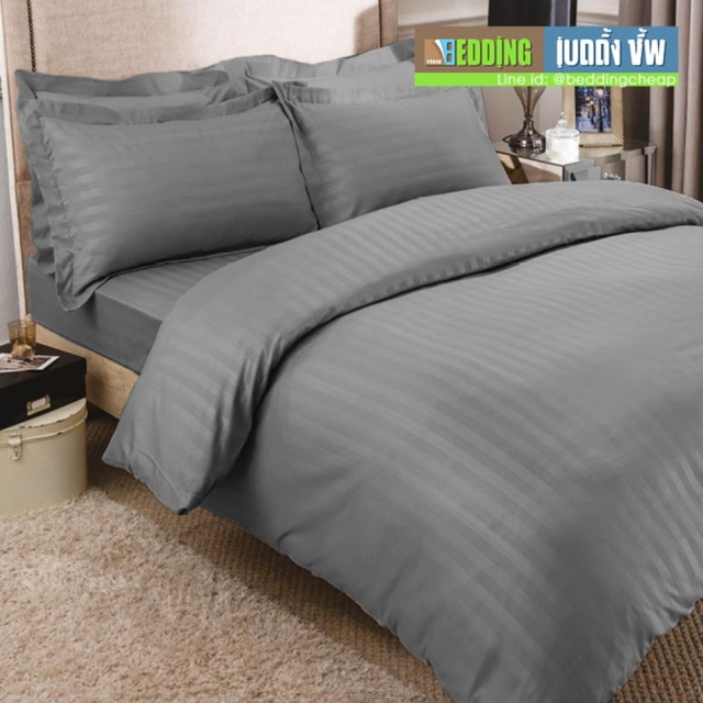 เช็คราคาล่าสุด Bedding Cheap ชุดผ้าปู ผ้านวม 6 ชิ้น 6 ฟุต รุ่น AL1003