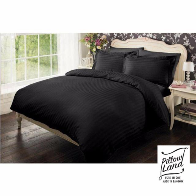 มีขาย Bedding Cheap ชุดเครื่องนอน พร้อมผ้านวม 6 ฟุต 6 ชิ้น ลายริ้ว 101