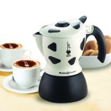 Bialetti หม้อต้มกาแฟ Moka Pot รุ่นมุกก้า เอ็กซ์เพรส ขนาด 2 ถ้วยBL-0003418/EXP (สีขาวดำ)