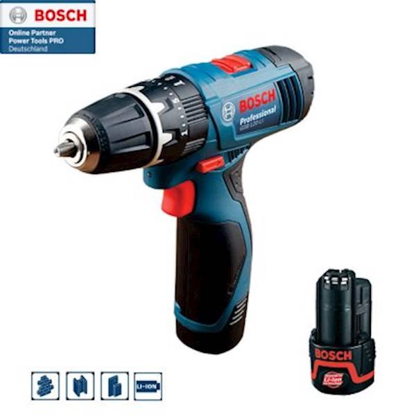 Bosch สว่านกระแทกไร้สาย 12 โวลท์ รุ่น GSB 120-Li