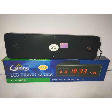 Caixing นาฬิกาดิจิตอล รุ่น CX-808 ตัวเลขสีเขียว