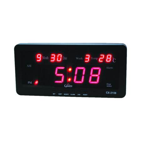 CaixingนาฬิกาดิจิตอลLED DIGITAL CLOCKแบบแขวนผนัง  รุ่นCX-2158