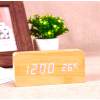 Cassablu นาฬิกาตั้งโต๊ะ นาฬิกาปลุก นาฬิกาลายไม้ นาฬิกาดิจิตอล Wood Clock new step asia