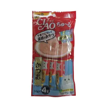 รีวิว CIAO CHURU ขนมแมวเลีย ทูน่า คัตซึโอะ จำนวน 4 ซอง (12 Units) pantip