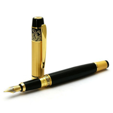 Cocotina CLASSIC กล่องใส่เครืองเขียน Medium Nib ปากกาหมึกซึม (Black & Gold)
