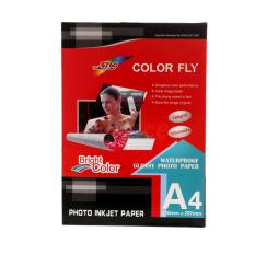 กระดาษโฟโต้ Color Fly Photo Inkjet A4 160G. (100/Pack)  กระดาษปริ้นรูป A4