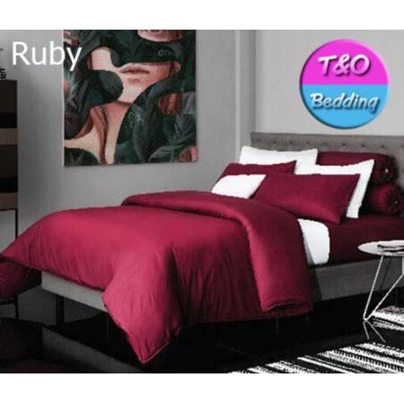 นำเข้ามาใหม่ Dunlopillo ชุดผ้าปู 6 ฟุค (ไม่รวมผ้านวม) Softatex สีพื้น รุ่น Ruby
เล็งเห็น