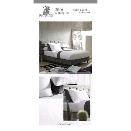 Dunlopillo Monoblock Monoblock 360Trd, ผ้าปูที่นอน ขนาด 6ฟุต รหัส White-M โทนสีขาวเทา รุ่น Monoblock ทอละเอียด 360เส้นต่อ 10ตารางเซนติเมตร สินค้าจากโรงงาน แท้ 100%