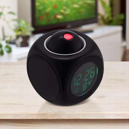 EGB นาฬิกาปลุก LED มัลติฟังก์ชั่น แสดงอุณหภูมิ ฉายเเสงเเสดงเวลา ได้ทีเพดาน หรือผนัง ของขวัญ