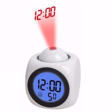 EGB นาฬิกาปลุก LED มัลติฟังก์ชั่น แสดงอุณหภูมิ ฉายเเสงเเสดงเวลา ได้ทีเพดาน หรือผนัง ของขวัญ