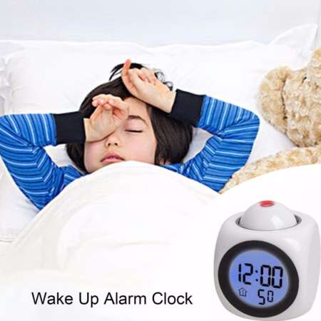 EGB นาฬิกาปลุก LED มัลติฟังก์ชั่น แสดงอุณหภูมิ ฉายเเสงเเสดงเวลา ได้ทีเพดาน หรือผนัง ของขวัญ