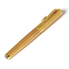 Golden Dragon ตาคริสตัลสีแดงปากกาหมึกซึมกับ PUSH In Style ตัวแปลงหมึก - INTL