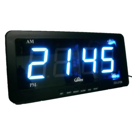 จัดหนักนาทีนี้ GooAB Shop นาฬิกาปลุก ตั้งโต๊ะ ติดผนัง LED เฉพาะเวลา ขนาด 7 นิ้ว -
ไฟสีฟ้า CX2159 ส่วนลดชั่วโมงนี้