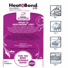 Heat n Bond Lite กระดาษกาวสองหน้าสำหรับติดผ้า