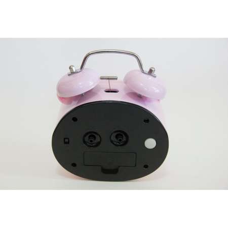 นาฬิกาปลุกกระดิ่งคิตตี้ Hello Kitty  ขาว/ชมพู (ขนาดใหญ่)