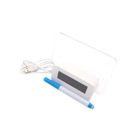 Highstar นาฬิกาดิจิตอล นาฬิกาปลุก นาฬิกาปลุกตั้งโต๊ะ ตัวอักษรเรืองแสง พร้อมUSB 4port [ไฟสีเขียว]