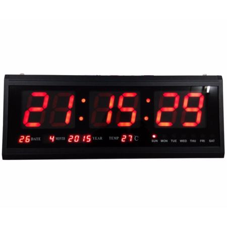 Hobar นาฬิกาดิจิตอล LED Number Clock รุ่น HB-4819SM Hobar นาฬิกาดิจิตอล LED Number Clock รุ่น HB-4819SM