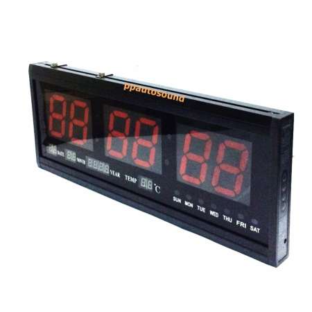 Hobar นาฬิกาดิจิตอล LED Number Clock รุ่น HB-4819SM Hobar นาฬิกาดิจิตอล LED Number Clock รุ่น HB-4819SM