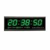 Hotai นาฬิกาดิจิตอล นาฬิกาติดผนัง LED Number Clock ขนาด 48 x18.2 x4.8 ซม.รุ่น HJ-4819SM  สีเขียว