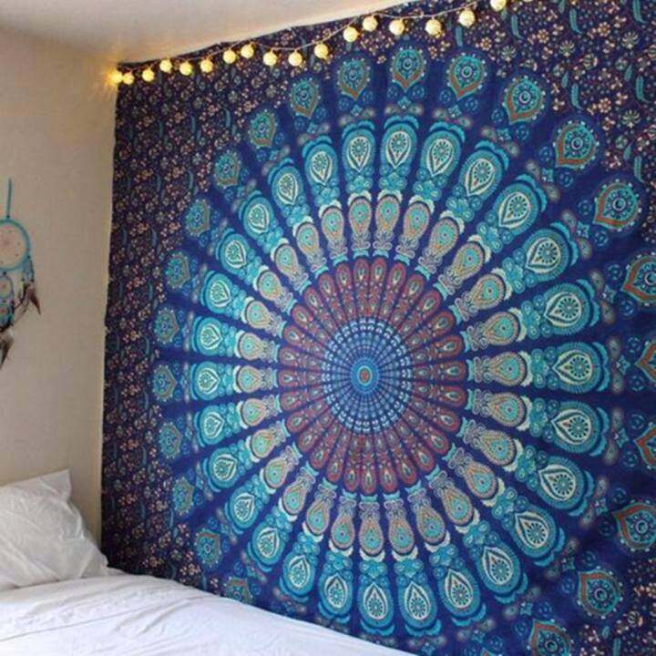 Indian Mandala Tapestry Hippie Wall Hanging Bohemian Bedspread Home Decor - intl