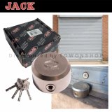 JACK กุญแจล็อคประตูม้วนระบบมือดึง ประตูยืด แจ๊ค Round Padlock ปลอดภัย100%