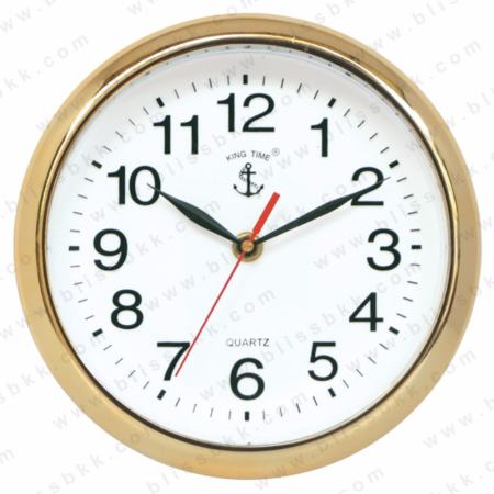 สินค้าดี KING TIME นาฬิกาแขวนทรงกลม ขนาด 8 นิ้ว รุ่น BL-WC 68 สินค้าใหม่แกะกล่อง