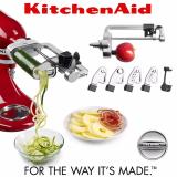 KitchenAid KSM1APC Spiralizer Attachment with Peel, Core and Slice l อุปกรณ์เสริม ชุดสไลด์ผัก ผลไม้