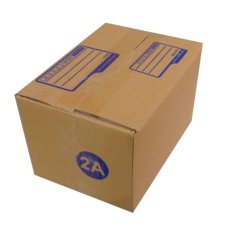 POSTPLAZA กล่องพัสดุ กล่องไปรษณีย์ฝาชน กล่องลูกฟูกสีน้ำตาล  2A ขนาด 14x20x12 cm (แพ็ค 10 ใบ)