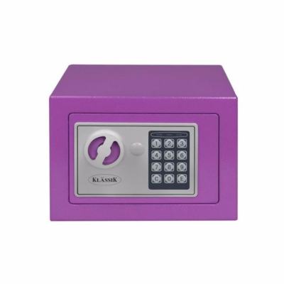 KLASSIK Digital Mini Safe Box แบบไม่เจาะรู รุ่น KS0943 - สีม่วง