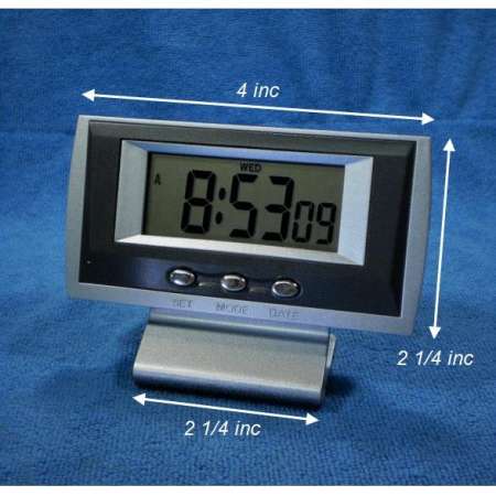 นาฬิกา LED ตั้งโต๊ะ บอกเวลา วันที่ ตั้งปลุกได้ เป็นนาฬิกาจับเวลา1/100 วินาที