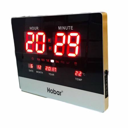นาฬิกาแขวนผนัง นาฬิกาติดผนัง LED นาฬิกาดิจิตอล ตัวเลขใหญ่นาฬิกาแขวนแอลอีดีตัวเลขขนาดใหญ่  