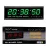 นาฬิกาดิจิตอล LED DIGITAL CLOCK แขวนติดผนัง 48 x 18.2 x 4.8 CM รุ่น 4819 ตัวเลขสีเขียว 