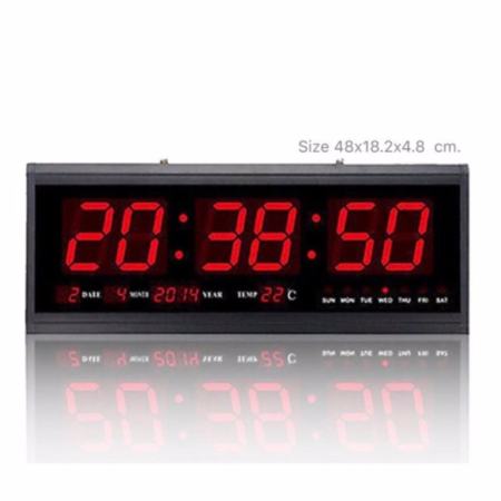 LED DIGITAL CLOCK นาฬิกาดิจิตอลแขวนผนัง รุ่น CX-4819 (ตัวเลขสีแดง)