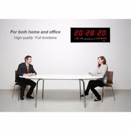 LED DIGITAL CLOCK นาฬิกาดิจิตอลแขวนผนัง รุ่น CX-4819 (ตัวเลขสีแดง)