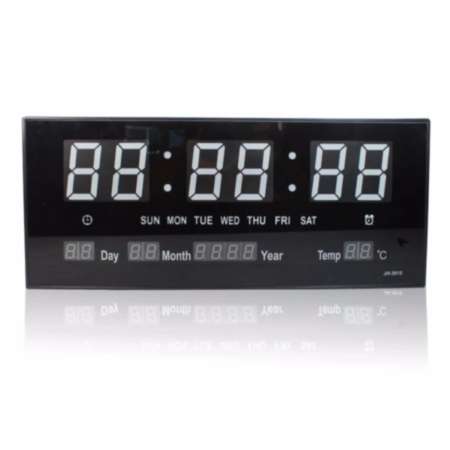 นาฬิกาดิจิตอล LED DIGITAL CLOCK แขวนผนัง รุ่น JH3615 (ตัวเลขสีแดง) แพ็ค 2 ชิ้น