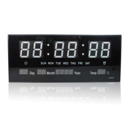 นาฬิกาดิจิตอล LED DIGITAL CLOCK แขวนผนัง รุ่น JH3615 (ตัวเลขสีแดง)  