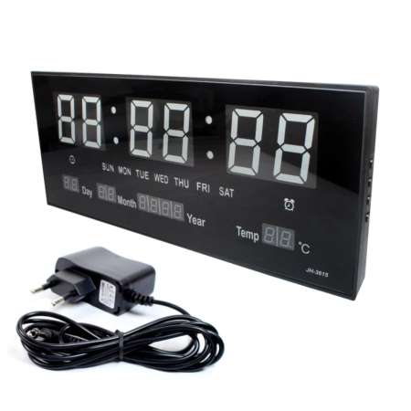 นาฬิกาดิจิตอล LED DIGITAL CLOCK แขวนผนัง รุ่น JH3615 (ตัวเลขสีแดง)  