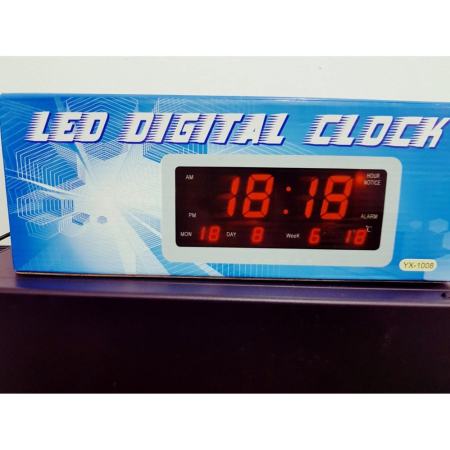 LED DIGITAL CLOCK นาฬิกาดิจิตอลปลุก ตั้งโต๊ะ ติดผนัง LED YX-1008