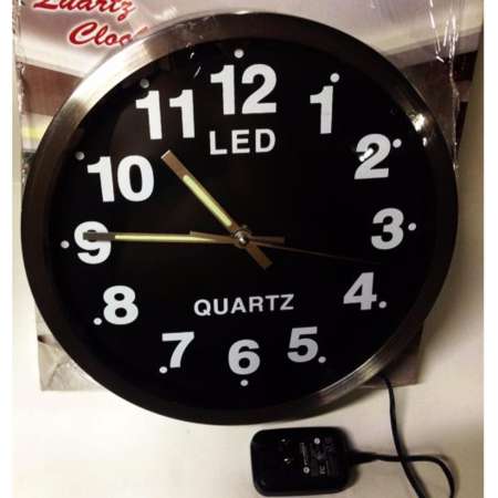 LED นาฬิกาแขวนอลูมิเนียม ไฟLED เครื่องเดินเรียบไร้เสียงรบกวน ขนาด 10 นิ้ว รุ่น ZUARTZ LED CLOCK LED นาฬิกาแขวนอลูมิเนียม ไฟLED เครื่องเดินเรียบไร้เสียงรบกวน ขนาด 10 นิ้ว รุ่น ZUARTZ LED CLOCK