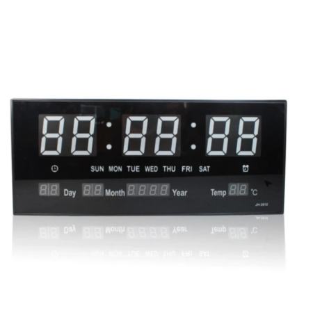 นาฬิกาดิจิตอลLED Number Clock แขวนผนัง ตัวเลขสีเขียว   