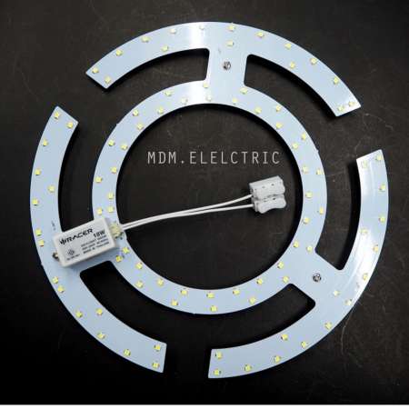 แผงไฟ LED สำหรับโคมเพดานกลม RACER LED HIGH VOLT 18 วัตต์ แพ๊ค 2 ชิ้น