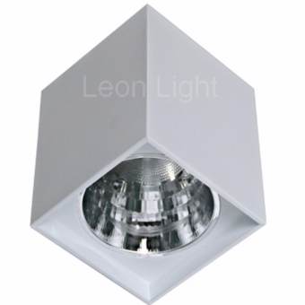 Leon Light โคมดาวน์ไลท์ โคมดาวน์ไลท์ติดลอยสี่เหลี่ยม 4 นิ้ว สีขาว GDC-SQ04WH