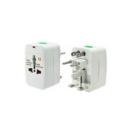 Likable International Adaptor ปลั๊กไฟสำหรับติดตัวเดินทางไปต่างประเทศ ใช้ได้ทั่วโลก - สีขาว