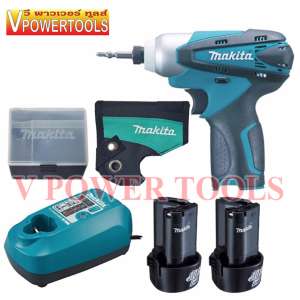 MAKITA สว่านไขควงกระแทก ไร้สาย 10.8V. 1.3Ah. แบต 2 ก้อน รุ่น TD090DWE