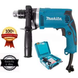 ขาย Makita สว่านกระแทกไฟฟ้า 16 มม.(พร้อมกล่อง+ดอกสว่าน) ยี่ห้อ Makita รุ่น HP 1630KSP